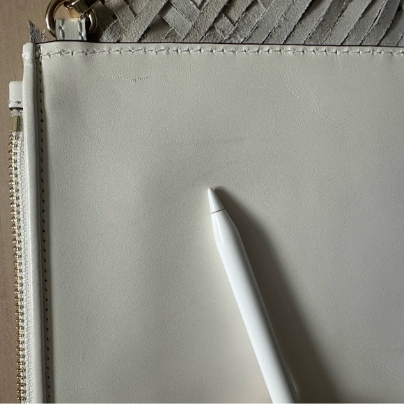 Michael Kors Cream Clutch - Picture 9 of 10